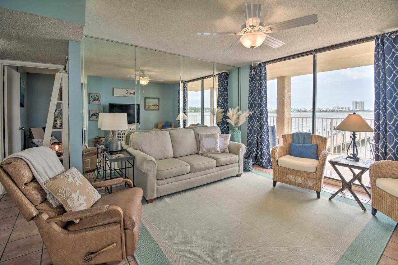 Waterfront Gulf Shores Condo With Patio, Pier And Pool Eksteriør billede