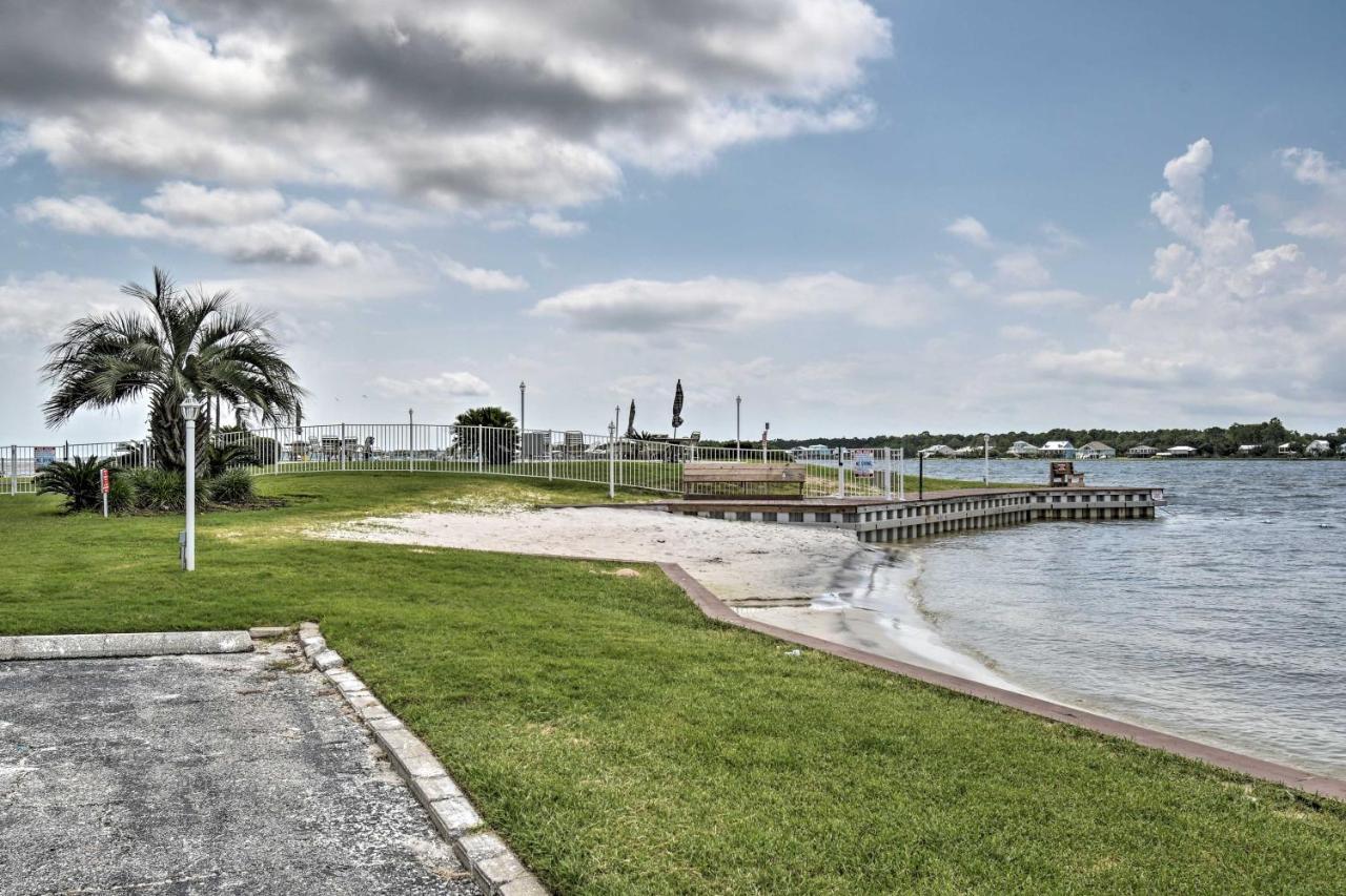 Waterfront Gulf Shores Condo With Patio, Pier And Pool Eksteriør billede