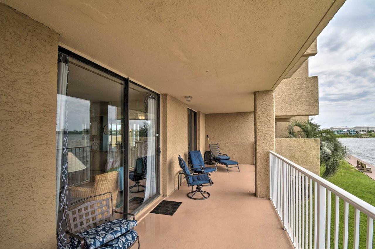 Waterfront Gulf Shores Condo With Patio, Pier And Pool Eksteriør billede