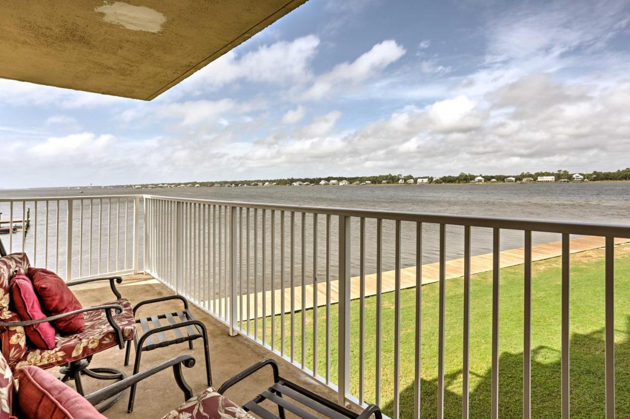 Waterfront Gulf Shores Condo With Patio, Pier And Pool Eksteriør billede